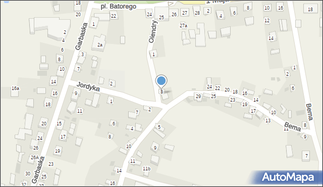 Filipów, Olendry, 3, mapa Filipów