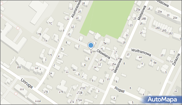 Gdynia, Ołowiana, 4, mapa Gdyni