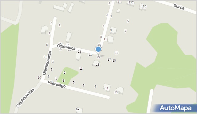 Gdynia, Olechnowicza Antoniego, 19, mapa Gdyni