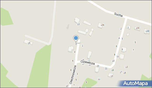 Gdynia, Olechnowicza Antoniego, 2, mapa Gdyni