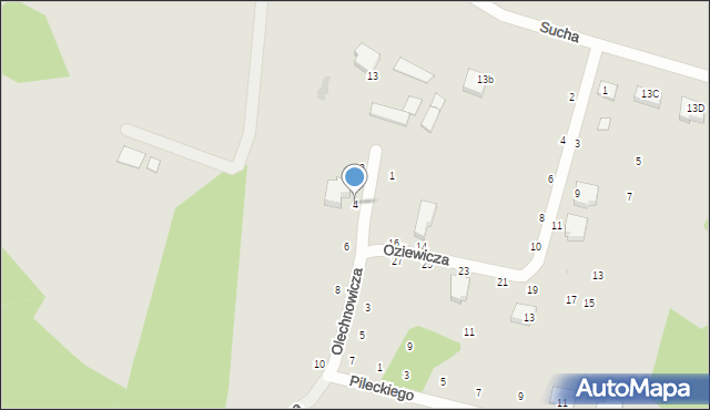 Gdynia, Olechnowicza Antoniego, 4, mapa Gdyni