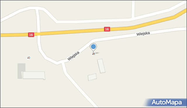 Gietrzwałd, Olsztyńska, 46, mapa Gietrzwałd