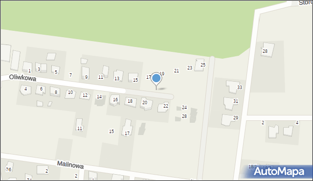 Grabówka, Oliwkowa, 17d, mapa Grabówka