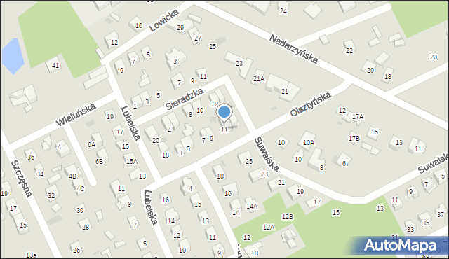 Grodzisk Mazowiecki, Olsztyńska, 11, mapa Grodzisk Mazowiecki