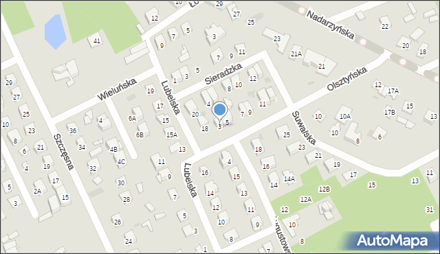 Grodzisk Mazowiecki, Olsztyńska, 3, mapa Grodzisk Mazowiecki