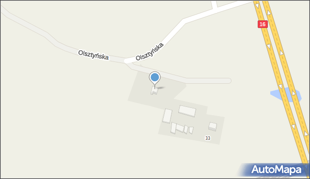 Gronity, Olsztyńska, 35, mapa Gronity