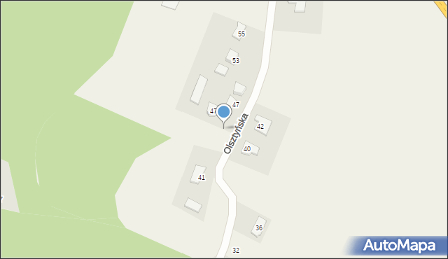 Gronity, Olsztyńska, 45, mapa Gronity