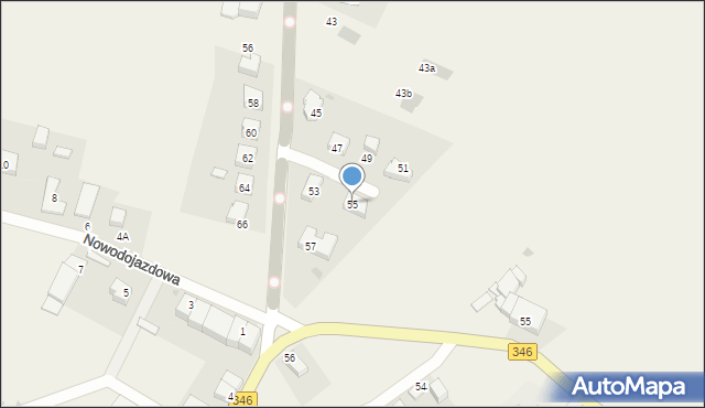 Jaczkowice, Oławska, 55, mapa Jaczkowice