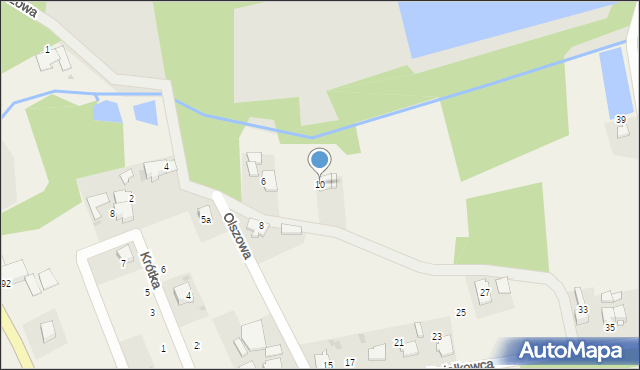 Januszkowice, Olszowa, 10, mapa Januszkowice