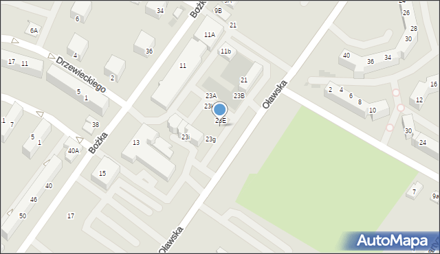 Jelcz-Laskowice, Oławska, 23f, mapa Jelcz-Laskowice