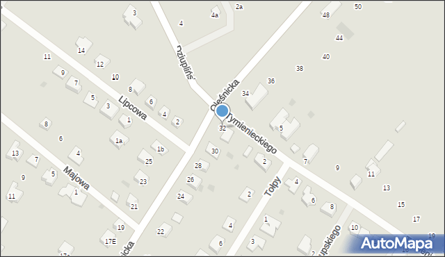 Jelcz-Laskowice, Oleśnicka, 32, mapa Jelcz-Laskowice