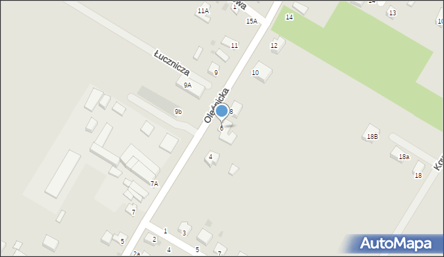 Jelcz-Laskowice, Oleśnicka, 6, mapa Jelcz-Laskowice