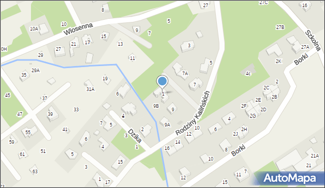 Józefów, Olimpijska, 1, mapa Józefów