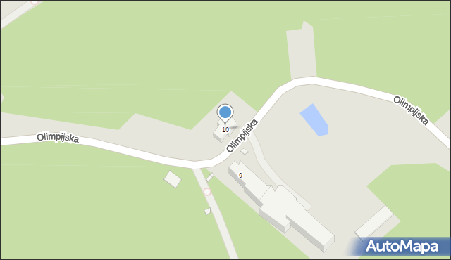 Karpacz, Olimpijska, 10, mapa Karpacz