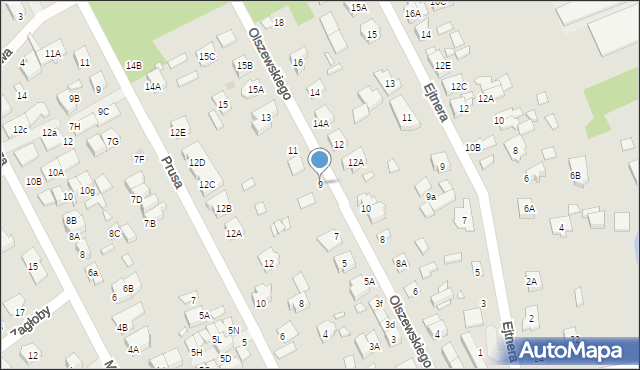 Kobyłka, Olszewskiego Karola, 9, mapa Kobyłka