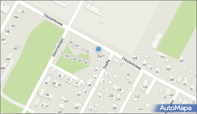 Legionowo, Olszankowa, 27A, mapa Legionowo
