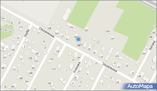 Legionowo, Olszankowa, 28B, mapa Legionowo