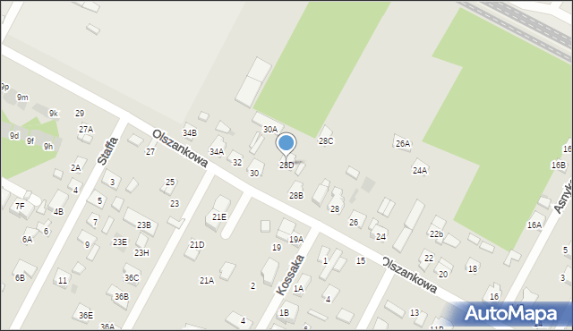 Legionowo, Olszankowa, 28D, mapa Legionowo