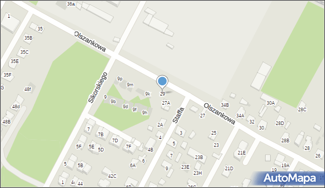 Legionowo, Olszankowa, 29, mapa Legionowo