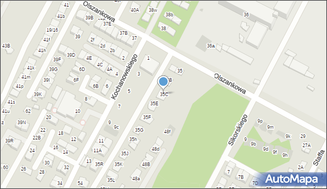 Legionowo, Olszankowa, 35C, mapa Legionowo