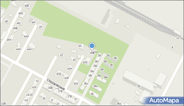 Legionowo, Olszankowa, 40E, mapa Legionowo