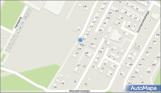 Legionowo, Olszankowa, 43d, mapa Legionowo