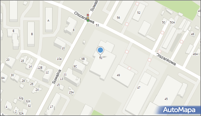 Legionowo, Olszankowa, 51, mapa Legionowo