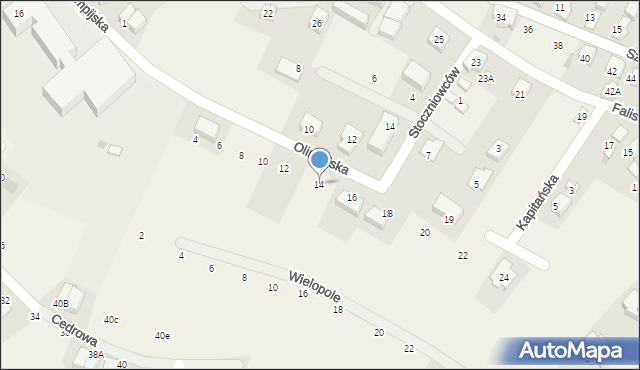 Mechelinki, Olimpijska, 14, mapa Mechelinki