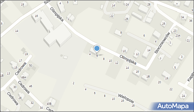 Mechelinki, Olimpijska, 6, mapa Mechelinki