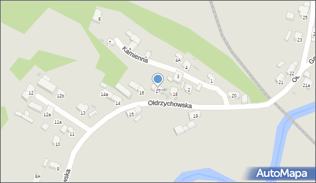 Nowogrodziec, Ołdrzychowska, 17, mapa Nowogrodziec