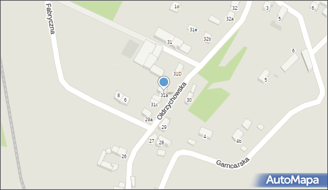 Nowogrodziec, Ołdrzychowska, 31a, mapa Nowogrodziec