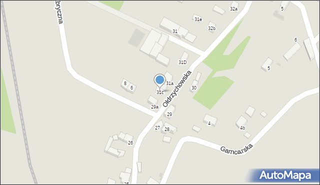 Nowogrodziec, Ołdrzychowska, 31c, mapa Nowogrodziec