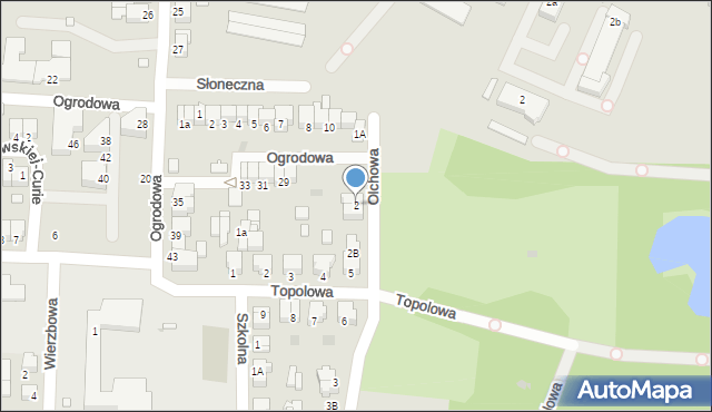 Nowy Tomyśl, Olchowa, 2, mapa Nowy Tomyśl