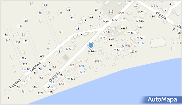 Okuninka, Olszynki, 119e, mapa Okuninka