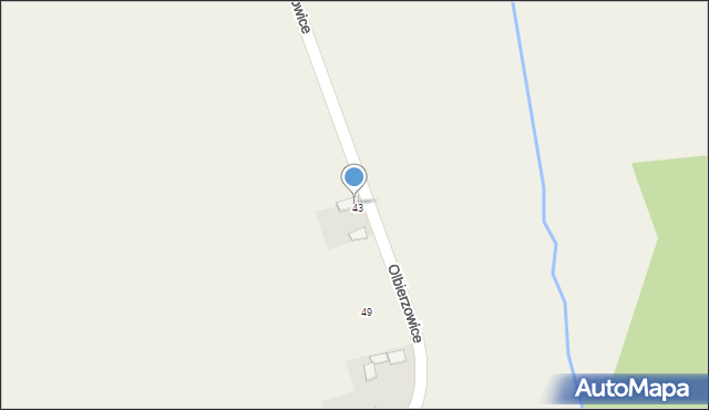 Olbierzowice, Olbierzowice, 47, mapa Olbierzowice