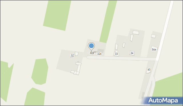 Olbrachcice, Olbrachcice, 32a, mapa Olbrachcice