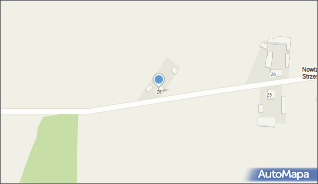 Olbrachcice, Olbrachcice, 28, mapa Olbrachcice