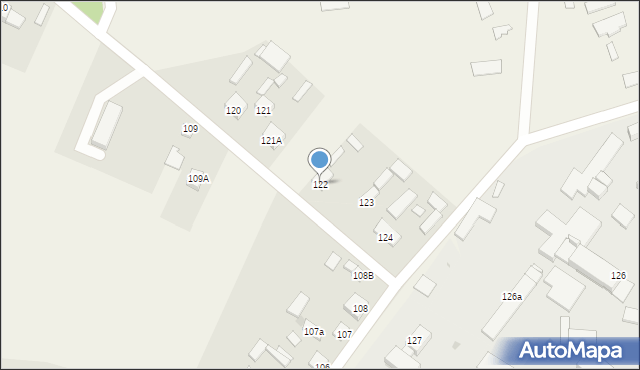 Olbrachcice, Olbrachcice, 122, mapa Olbrachcice