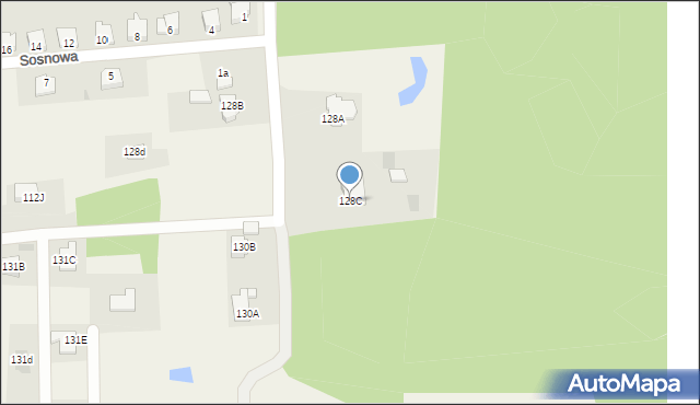 Olbrachtów, Olbrachtów, 128C, mapa Olbrachtów