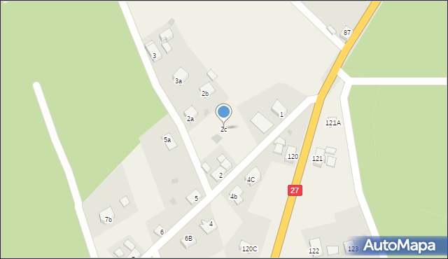 Olbrachtów, Olbrachtów, 2c, mapa Olbrachtów