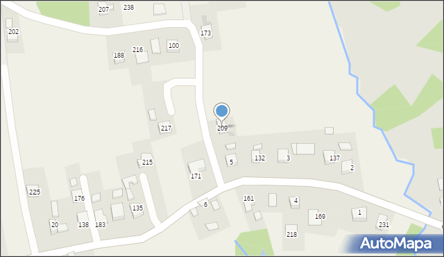 Olchawa, Olchawa, 209, mapa Olchawa