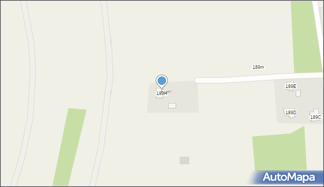 Olchowa, Olchowa, 189H, mapa Olchowa