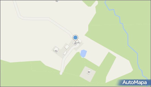 Olchowa, Olchowa, 62, mapa Olchowa