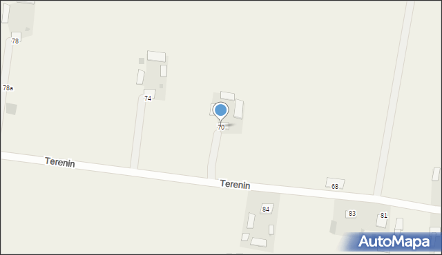 Olchowiec, Olchowiec, 70, mapa Olchowiec
