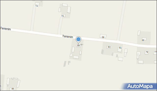 Olchowiec, Olchowiec, 84, mapa Olchowiec