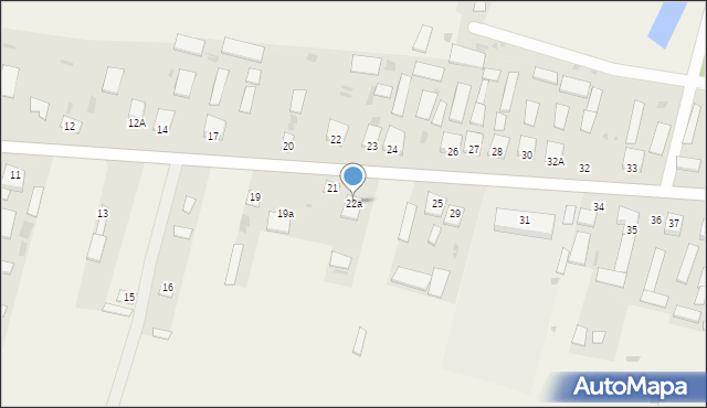 Olchowiec, Olchowiec, 22a, mapa Olchowiec
