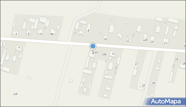 Olchowiec, Olchowiec, 9, mapa Olchowiec