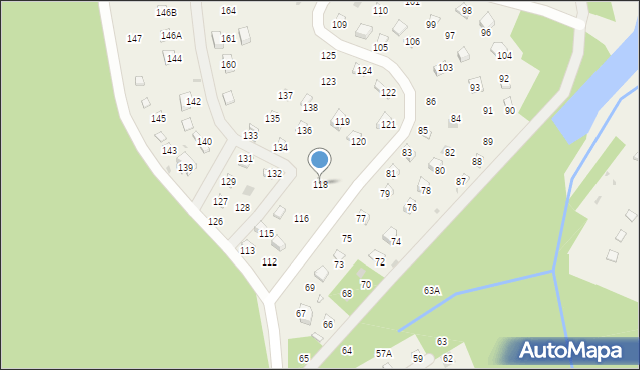 Olchowiec, Olchowiec, 118, mapa Olchowiec