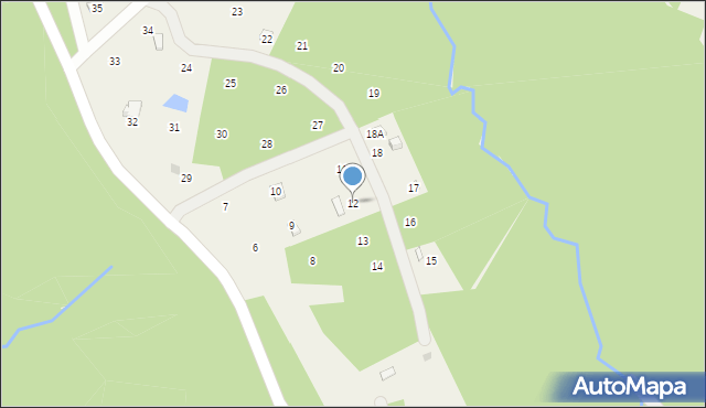 Olchowiec, Olchowiec, 12, mapa Olchowiec