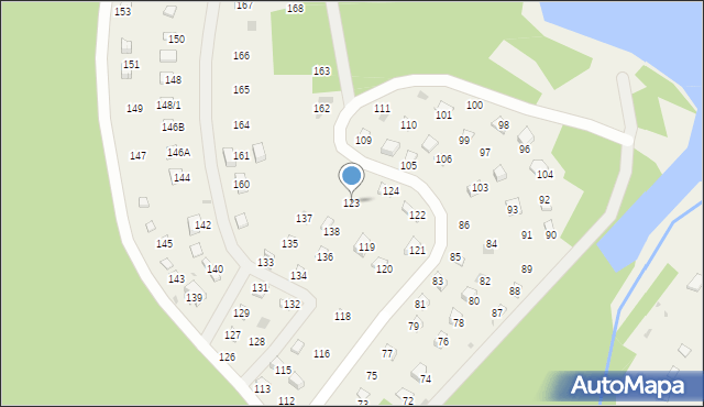 Olchowiec, Olchowiec, 123, mapa Olchowiec